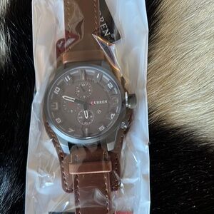 Curren Dark Brown Leather Watch